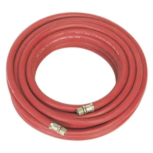 Sealey Air Hose 15m x 8mm with 1/4"BSP Unions