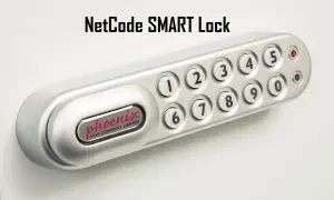 Phoenix Commercial Key Cabinet KC0600N 64 Hook with Net Code Electronic Lock.