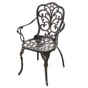 Cast Aluminium Arm Chair - 2 x Chair