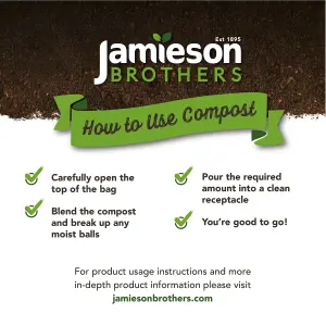 Peat-Free Hanging Basket Compost 60L - 6 months feeding as standard - by Jamieson Brothers