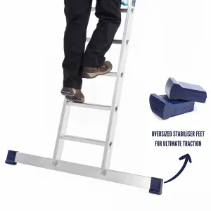 TB Davies 3.5m Professional Triple Extension Ladder (8.5m)