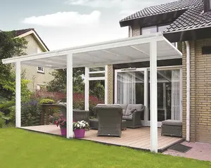 Primrose White Garden Veranda Canopy Patio Shade Pergola 10ft x 14ft