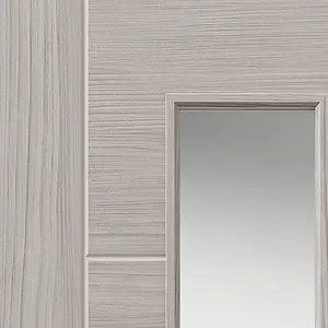 Tigris Light Grey Glazed Laminate Internal Door