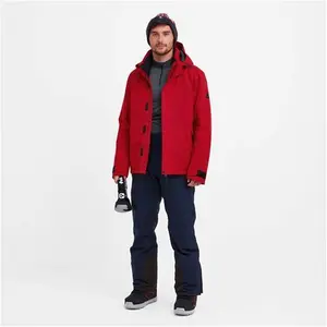 Stratus Mens Ski Jacket - Chilli Red