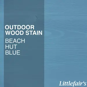 Littlefair's - Outdoor Wood Stain - Beach Hut Blue - 20 LTR