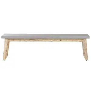 Garden Bench ORIA Concrete Grey