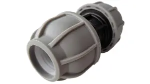 mdpe water pipe compression joiner/straight fittings for drinking water/irrigation water supply 40mm