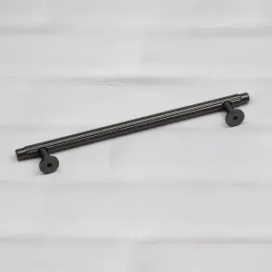 192mm Dark Grey Cabinet Handle Gunmetal Kitchen Cupboard Door Drawer Pull Wardrobe Furniture Replacement