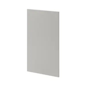 GoodHome Stevia Matt pewter grey Slab Highline Cabinet door (W)450mm (H)715mm (T)18mm