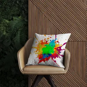 Paint Splash Outdoor Cushion 45cm x 45cm