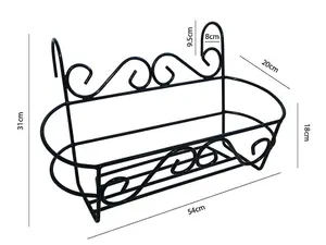 Balcony Pot Hanger, Wall / Fence Hanging Planter