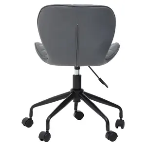 Interiors by Premier Brent Grey And Black Home Office Chair