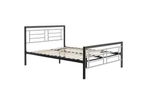 Birlea Montana Double Bed Silver