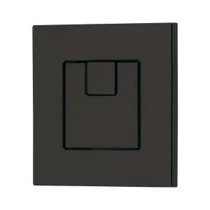 Ether Compact Concealed Dual Flush Cistern with Black Square Flush Button