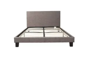 Birlea Berlin King Bed Frame In Grey Fabric