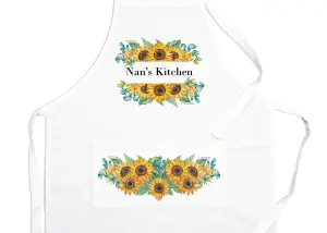 Purely Home Nans Apron - Sunflowers Kitchen Cooking & Baking Apron