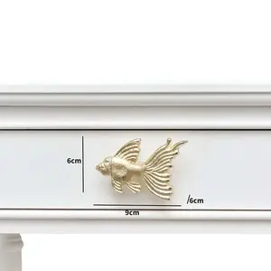 Melody Maison Gold Fish Drawer Knob