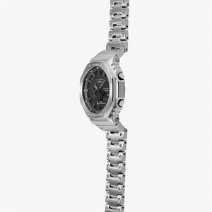 Casio G-Shock Full Metal 2100 Series Silver Smartwatch GM-B2100D-1AER By House Of Watches