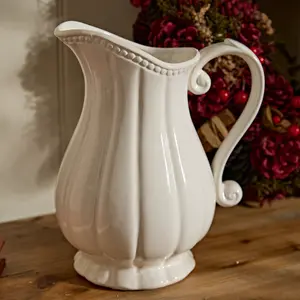 Gladestry Classical Pitcher Christmas Table Decoration Jug Flower Vase