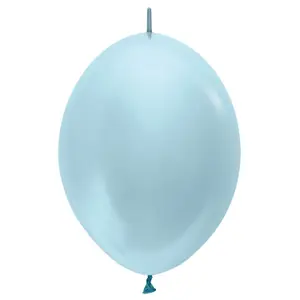 Sempertex Link O Loon Latex Solid Balloon (Pack of 50) Blue (One Size)