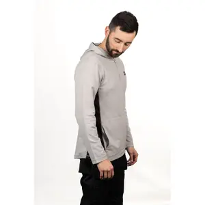 Caterpillar - Coolmax Quarter Zip Hoodie - Grey - Small