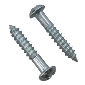 PH2 Dome Headed Phillips Wood Screws 3.5mm x 20mm Fastener Fixings 100pc