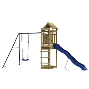 Berkfield Outdoor Playset Impregnated Wood Pine