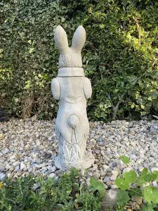 Stone Cast Peter Rabbit Garden Sculpture