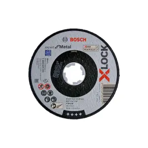 Bosch Professional X-LOCK Expert 125x2.5x22.23 Straight Cutting A 30 S BF for Metal