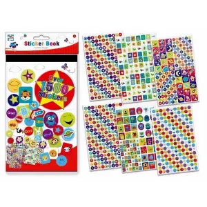 Kids Create orted Designs Sticker Book Multicoloured (One Size)