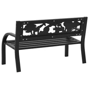 Berkfield Children Garden Bench 86 cm Steel