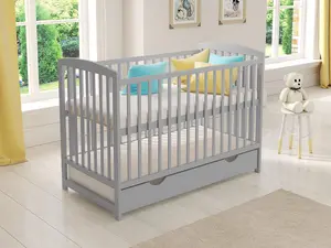 Jacob cot bed 120x60cm with drawer