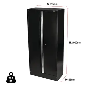 BUNKER Modular Tall Floor Cabinet, 2 Door, 915mm 33166