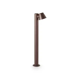 Luminosa Gas Outdoor Bollard Lamp 1 Light Coffee IP43, GU10