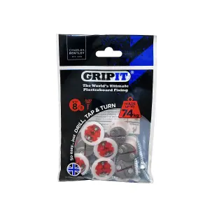 Gripit - Red / 18mm - Pack of 8