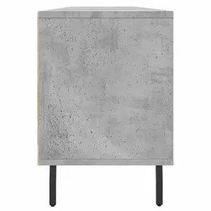 Berkfield TV Cabinet Concrete Grey 150x30x44.5 cm Engineered Wood