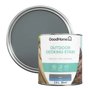 GoodHome Tulsa Matt Quick dry Decking Wood stain, 2.5L