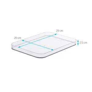 SmartStore Compact Stackable Transparent Lid for SmartStore Compact Medium Crate