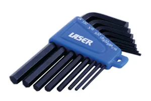 Laser Tools 0267 8pc Hex Key Set Imperial 1/16" - 1/4"