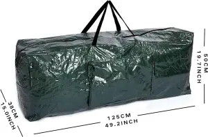 Ram Extra Large Christmas Tree Storage Bag Suitable for up to 7ft Trees With Side Pocket Pouch