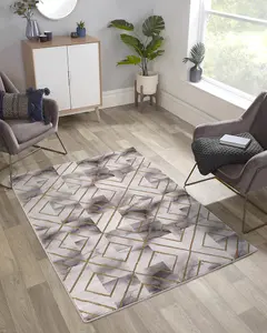 Bianco Rug 196SA Cream/Gold Home Décor