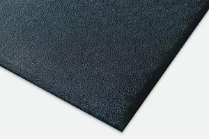 Anti-Fatigue Mat Roll Industrial Kumfi Pebble 60cm x 18.3m Black