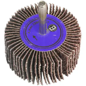 High-Quality 25x20mm Aluminium Oxide Flap Wheel with 6mm Shaft and 60 Grit for Precision Sanding