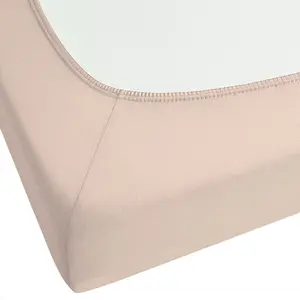 Fitted Sheet HOFUF Cotton Beige