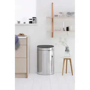 Brabantia Touch Bin Brilliant Steel / 40 L