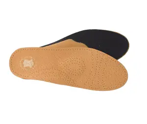 Leather Shoe Insoles with Orthotic Footbed I Insoles with Arch Support and Heel Cushion for Men and Women (UK 5 / 38 EU)