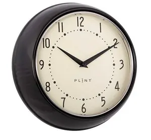 Clocks - Metal/Glass - L23 x W7 x H23 cm - Black