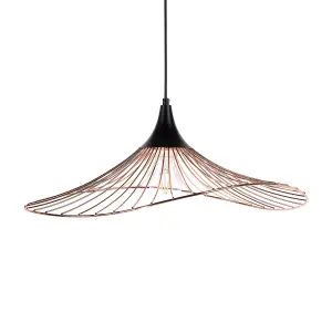 Metal Pendant Lamp Copper MAZARO