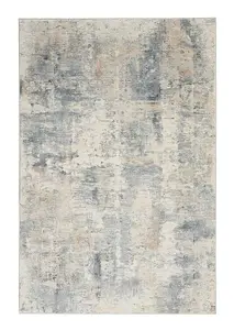 Beige/Grey Rug, 10mm Thick Abstract Rug, Stain-Resistant Modern Luxurious Rug for Bedroom, & Dining Room-282cm X 389cm