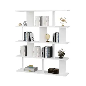 Decorotika 5-tier Grace Bookcase Bookshelf Shelving Unit Display Unit - White